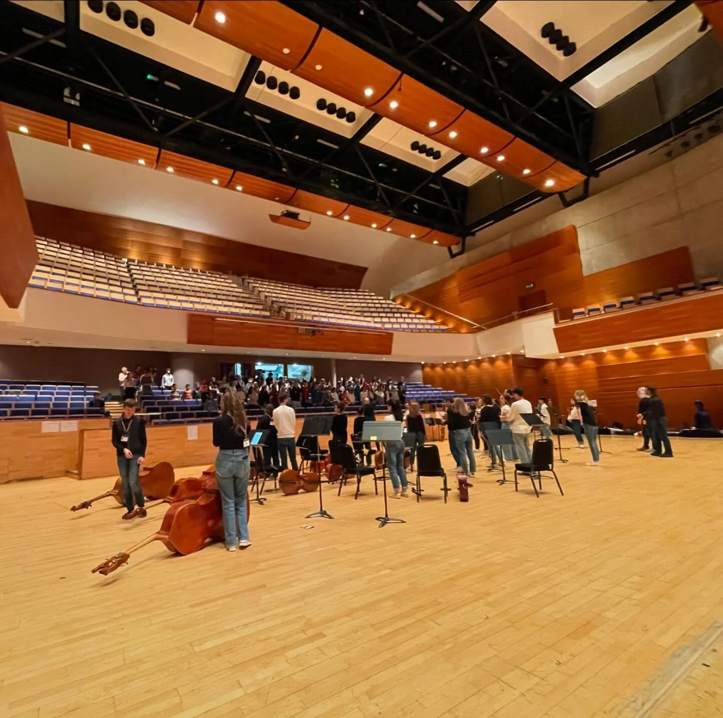 Always enjoy filming the @benedetti_foundation sessions.  This weekend we are at the @perththeatreandconcerthall which is a fantastic venue I have not visited before