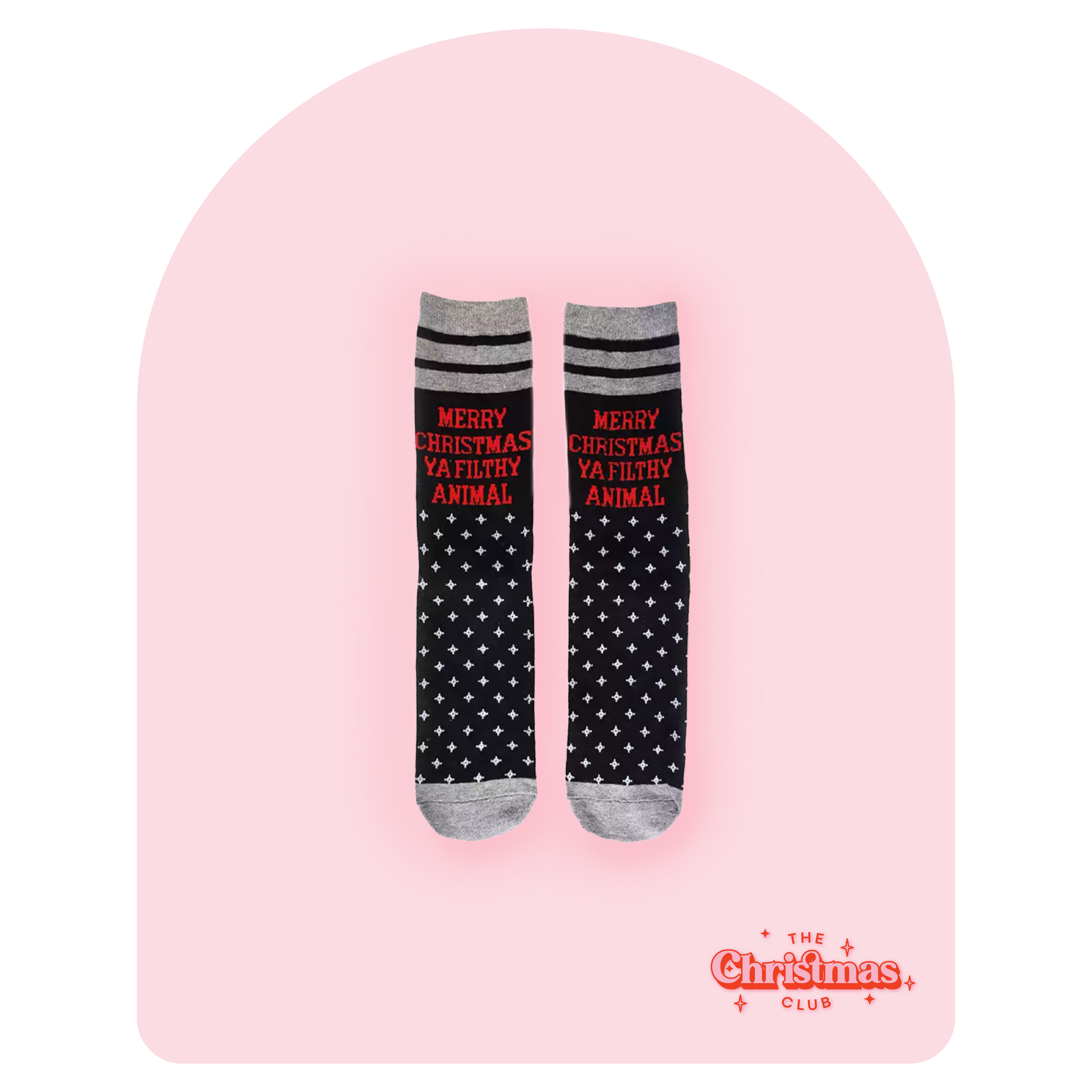 Merry Christmas Ya Filthy Animal Socks.png