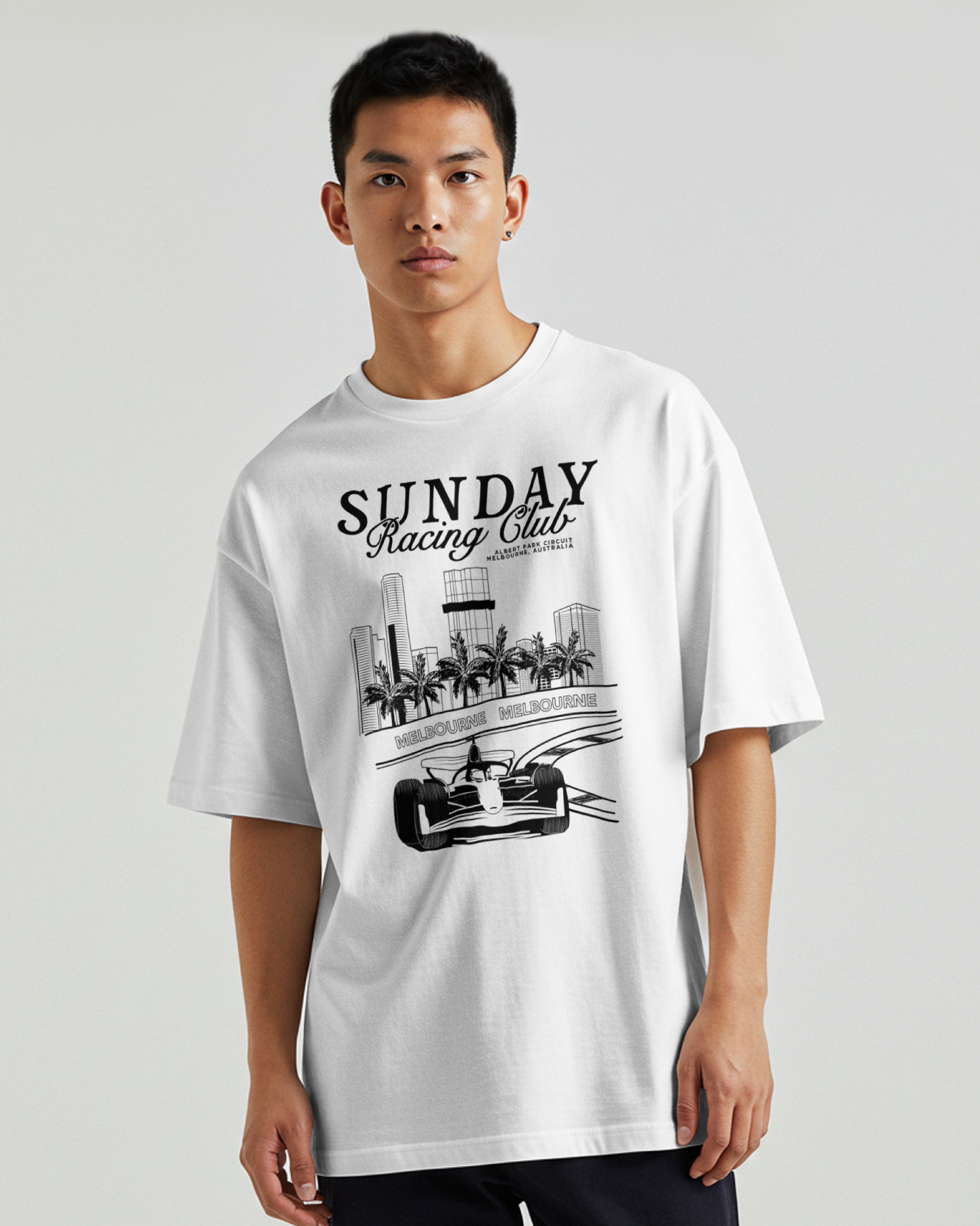 Albert Park Oversized Unisex Tee