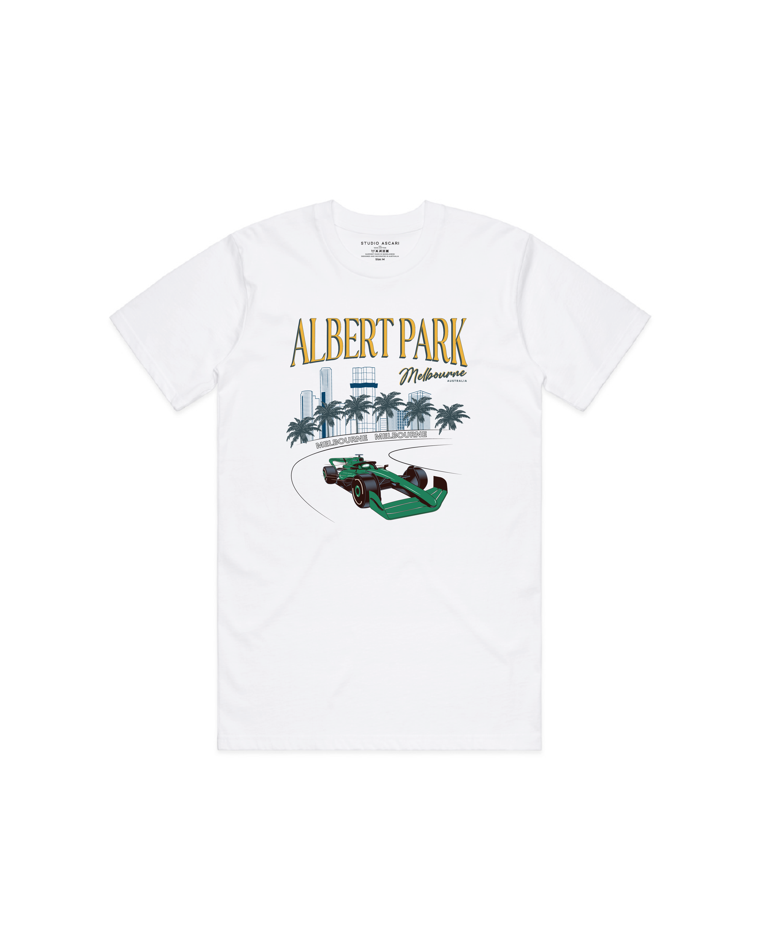Albert Park Tee 2.0 Classic Tee White - Web Image - Ascari-05.png