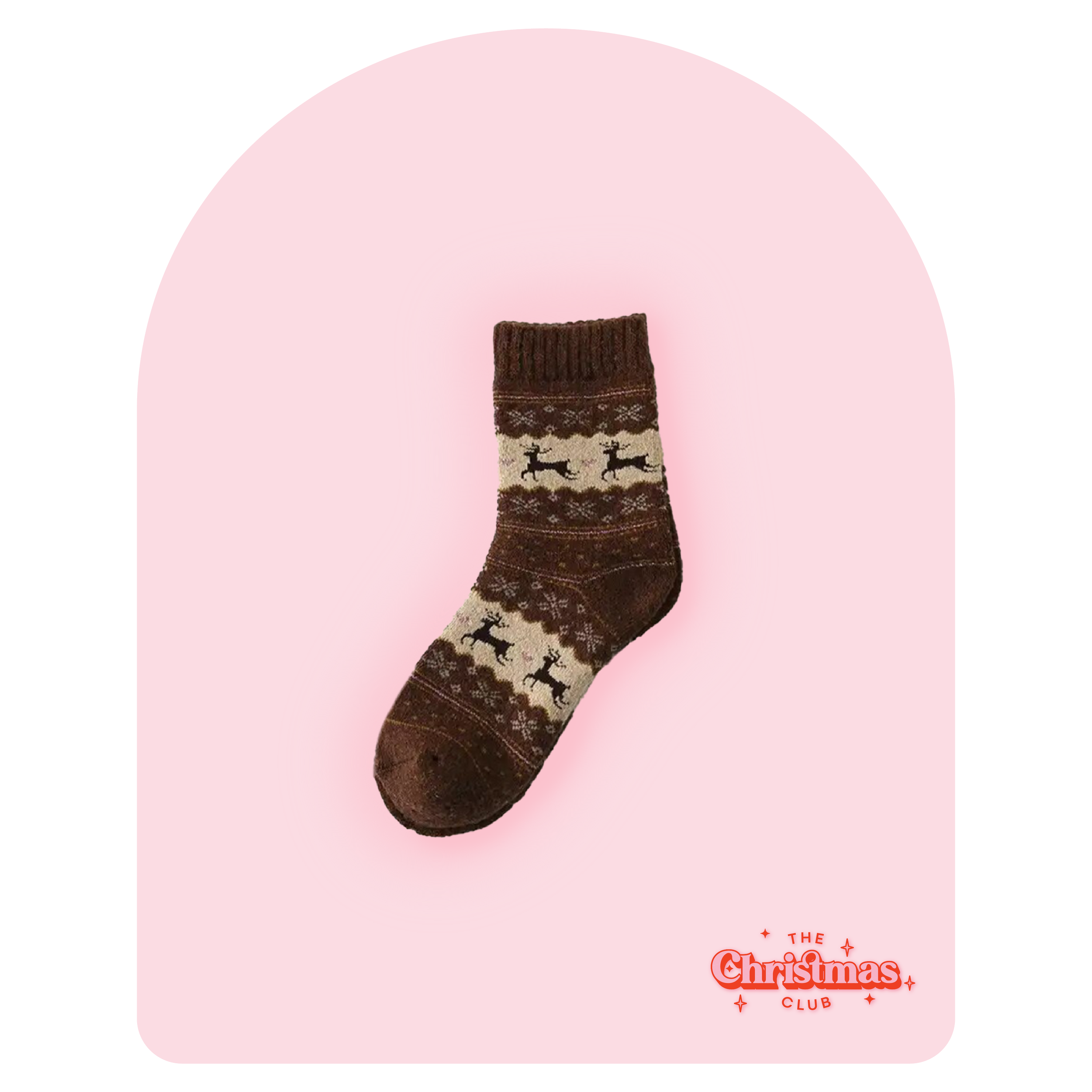 Brown Reindeer Socks.png