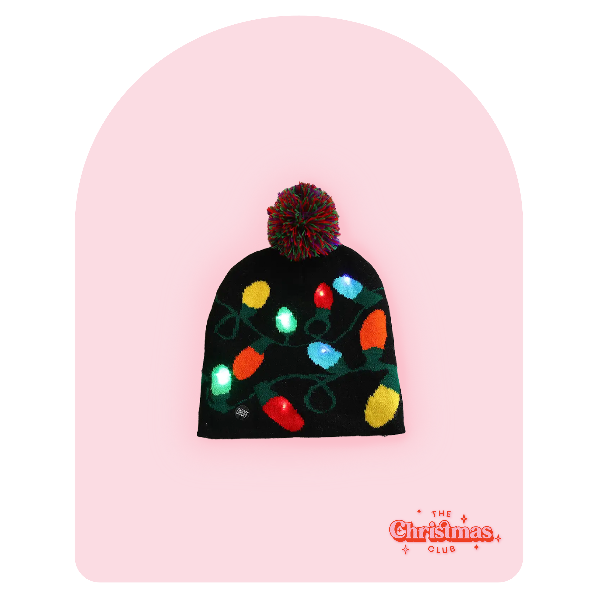 The Christmas Club Clearance Light Up Christmas Light Beanie