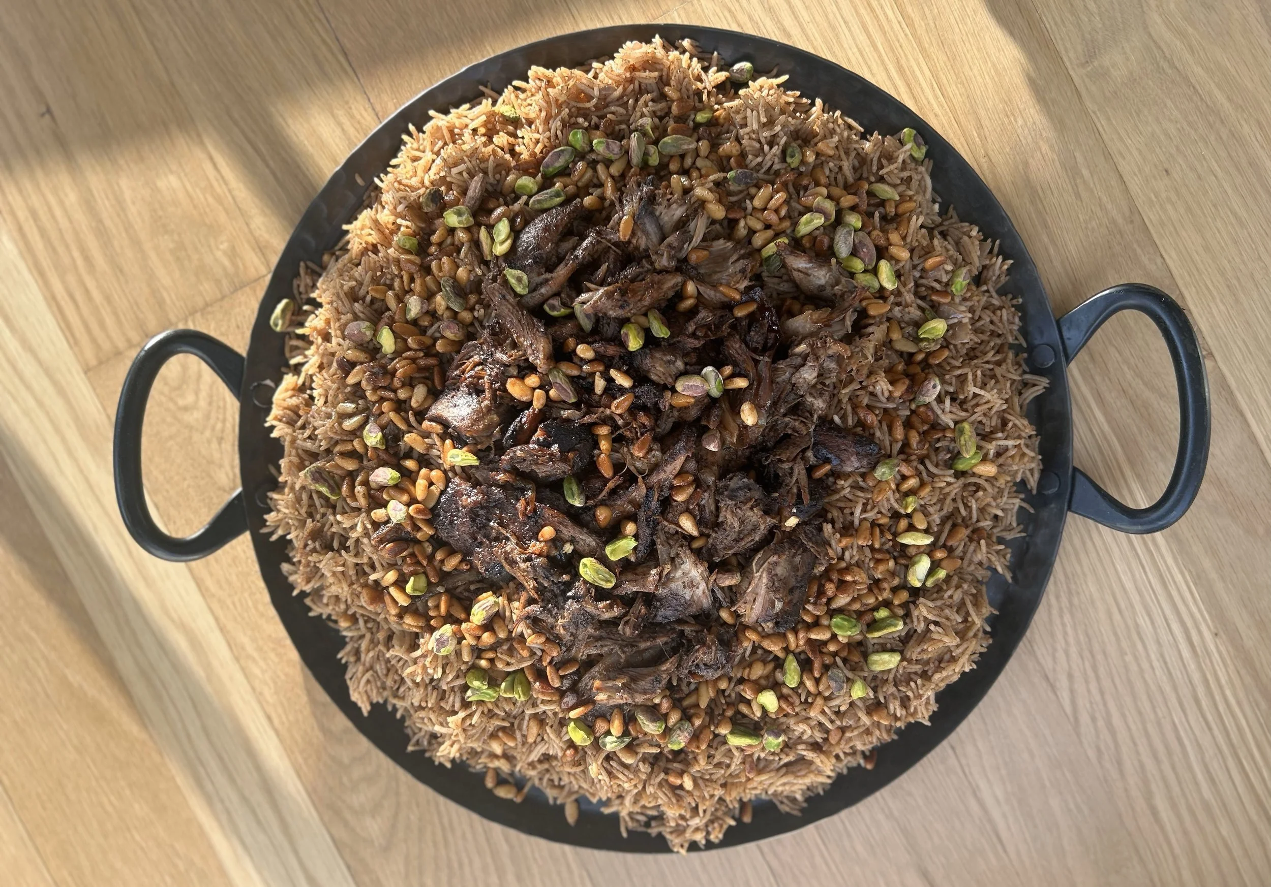 Slow-cooked Lamb Shawarma with Rice