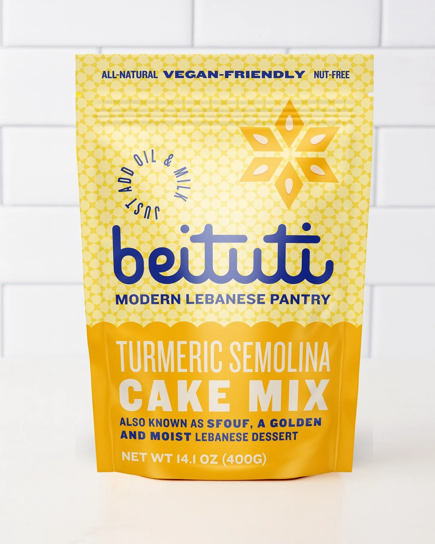 Meet our first-ever baking mix: Sfouf &mdash; a golden, fragrant Lebanese turmeric semolina cake that&rsquo;s as beautiful as it is easy to make.

What&rsquo;s inside:
🌾 Semolina + unbleached wheat flour for the perfect crumb
🌿 Turmeric + anise for