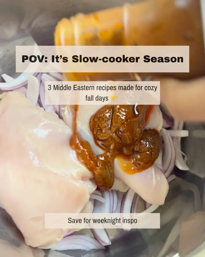 Slow-cooker season but make it Middle-Eastern. #middleeasternmonday