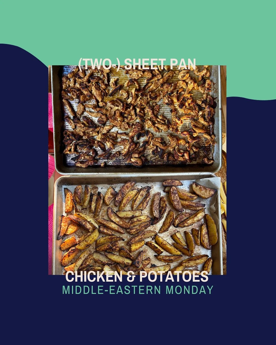 A Middle-Eastern weeknight dinner that&rsquo;s juicy, crispy, and loaded with flavor &mdash; made easy with @eatbeituti Garlic Shawarma Marinade. Leftovers made great wraps for school the next day.

Here&rsquo;s what you need:
* 2 lbs boneless skinle