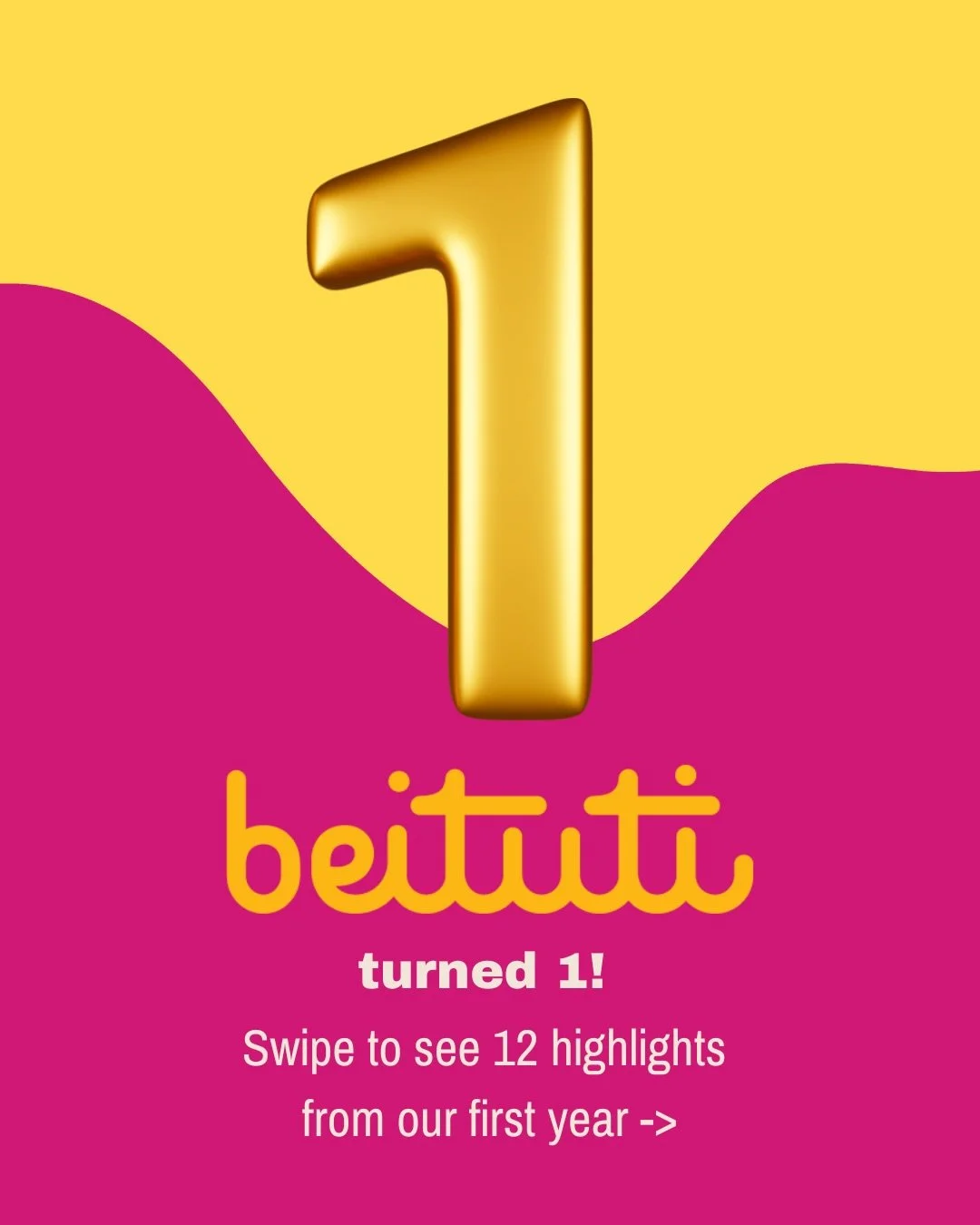 beituti just turned one. Here are a few moments that made this year unforgettable.

Remember that this is only a highlight reel. We have had our share of challenges with everything from leaking bottles to manufacturing bloops. Through every setback o