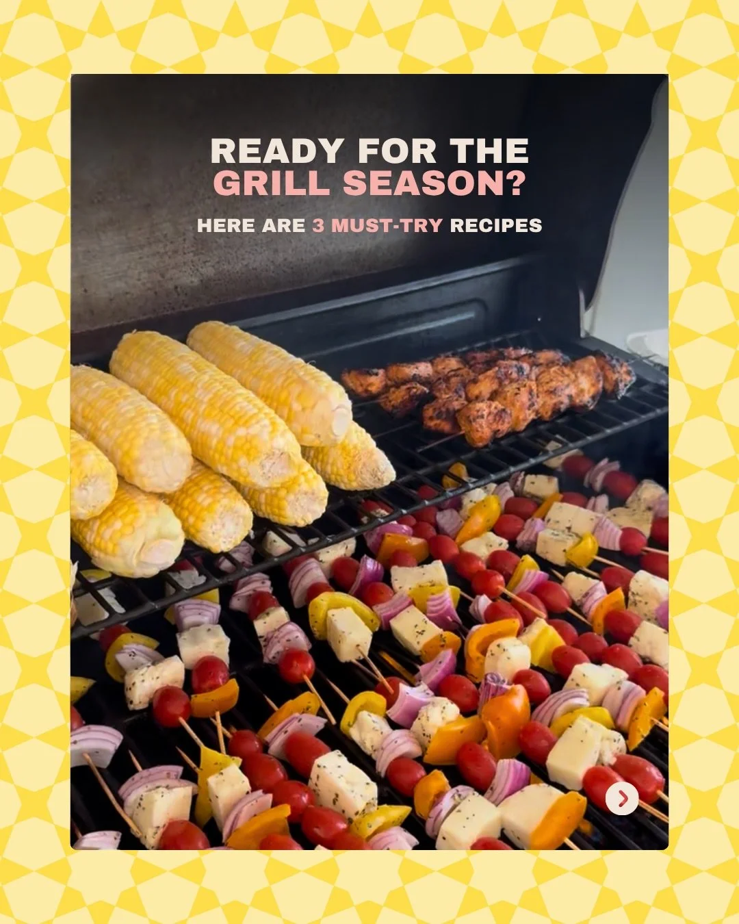 Memorial Day weekend is here and the grill is already on.

We put together three skewers worth adding to your lineup this weekend: shaved steak with dates and lemon, garlic shrimp with a honey kick, and salmon with lemon tahini drizzle. Each one is s