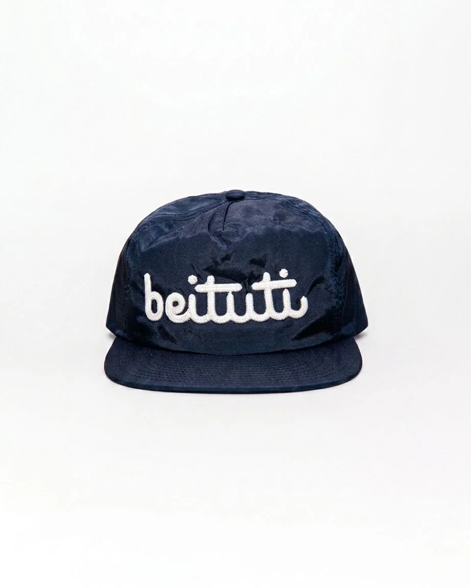 Black beituti embroidered hat