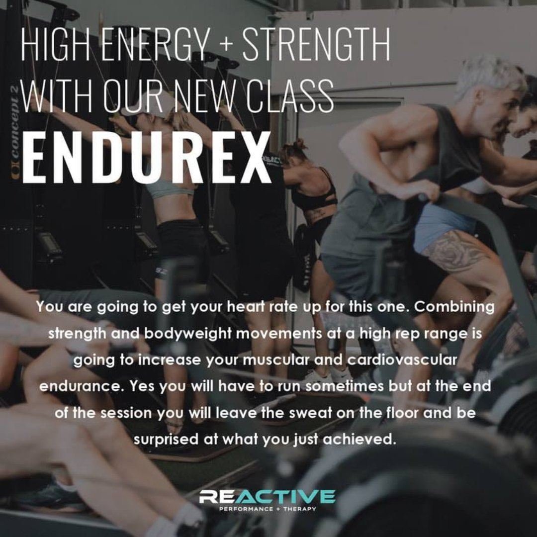 Push past your limits and discover the power of perseverance with EndureX, the ultimate endurance and resilience workout. This class combines long-duration cardio intervals, functional strength training, and mental focus exercises to build stamina, i