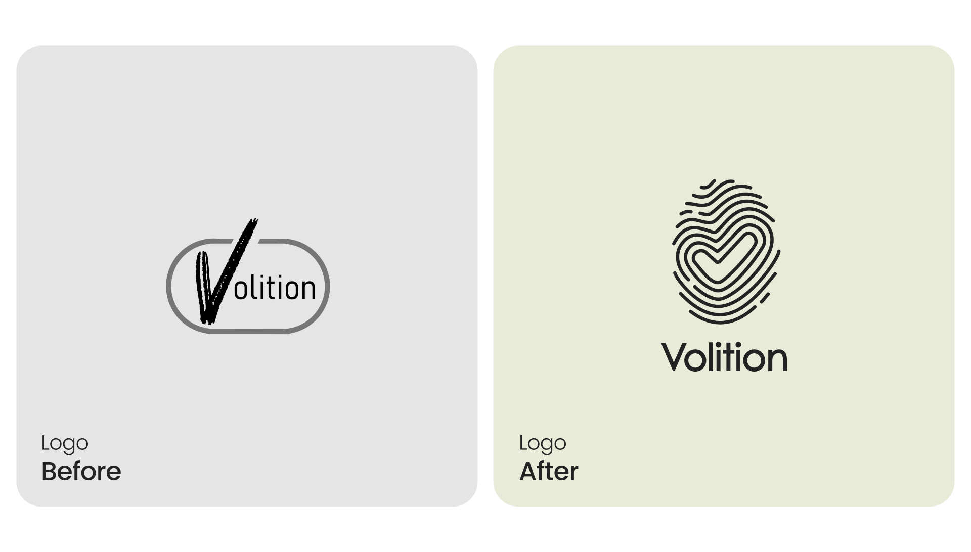 To align with Volition's mission of empowerment and inclusivity, I led a comprehensive refresh of both the brand identity and the app's user experience. The new logo aimed to embody empowerment and individuality, complimented by a modern and accessib