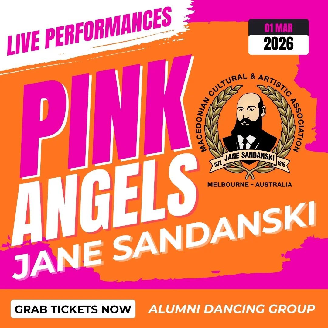 PINK PASSION &ndash; An Afternoon of Purpose, Power &amp; Impact!
&ldquo;Where Passion Meets Purpose.&rdquo; @mkudjanesandanski 

Please welcome Jane Sandanski &ndash; Macedonian Cultural &amp; Artistic Association, proudly established in 1982 - St A