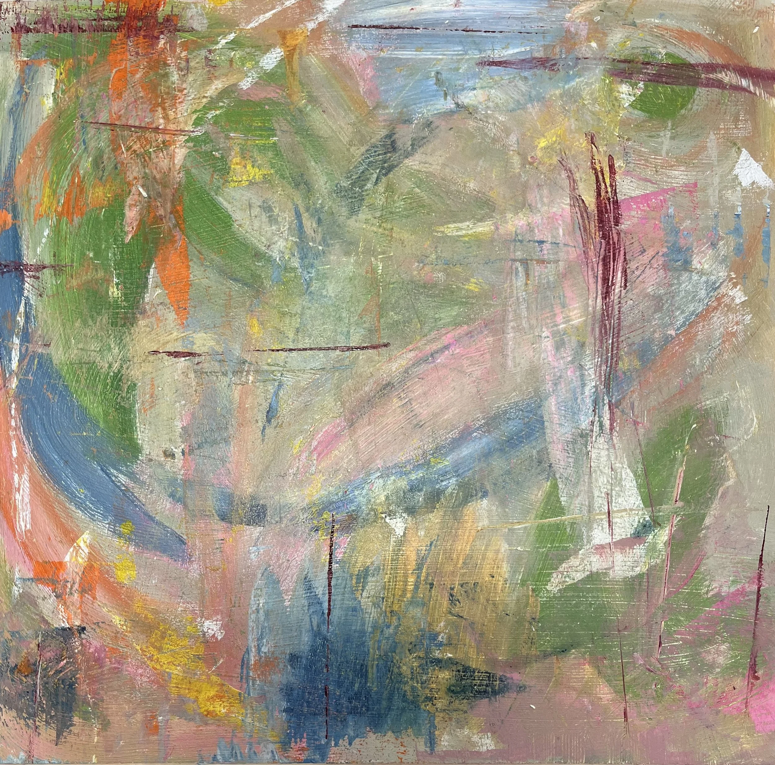 In the Woods  12" x 12"  Acrylic on wood panel  |  SOLD