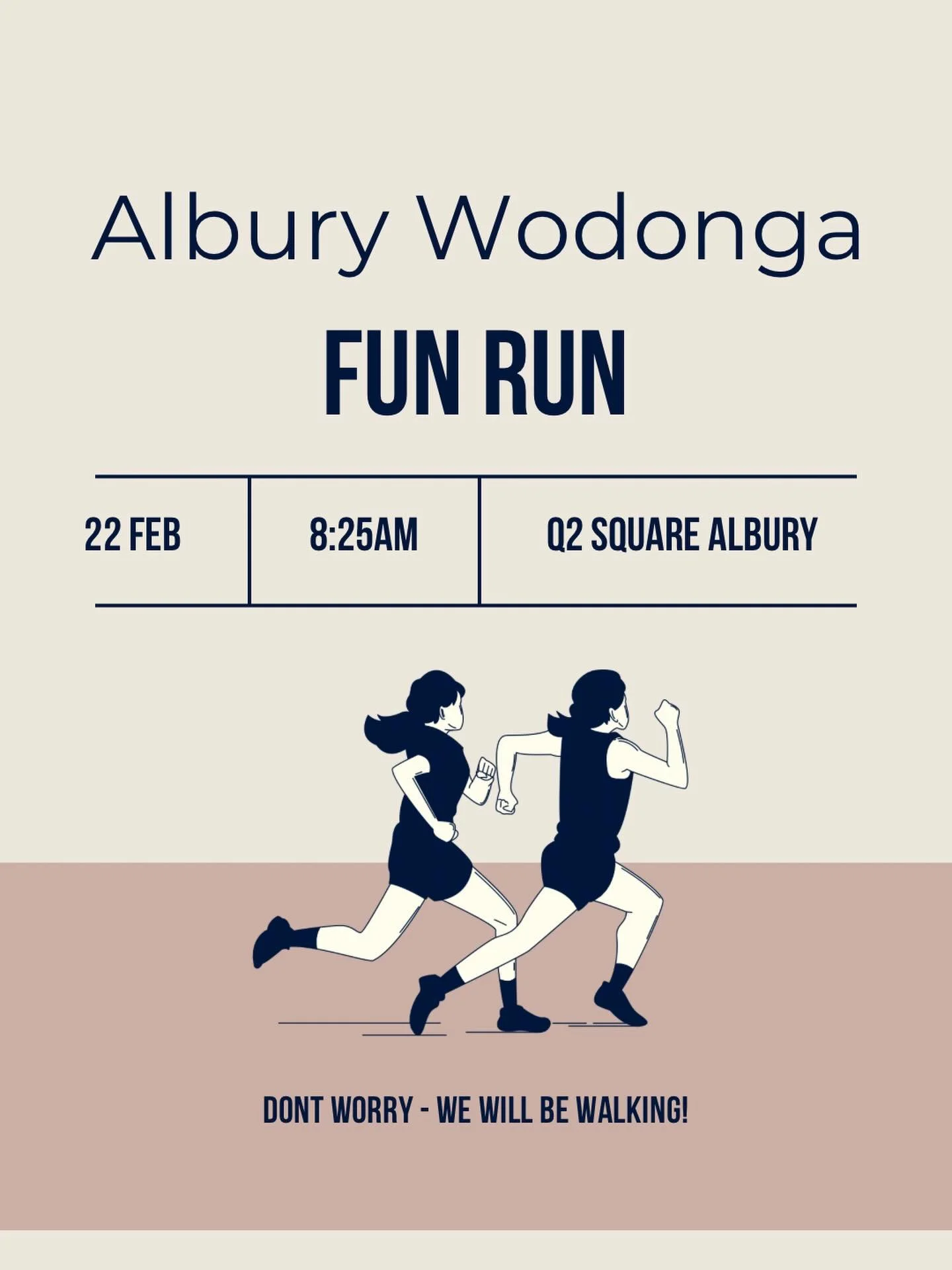 Community members 📣

We are very excited to be participating in the Fun Run this weekend in Albury/Wodonga!

Whether you&rsquo;ve birthed with us or are a health professional seeking connection, join our team to celebrate community, holistic health,