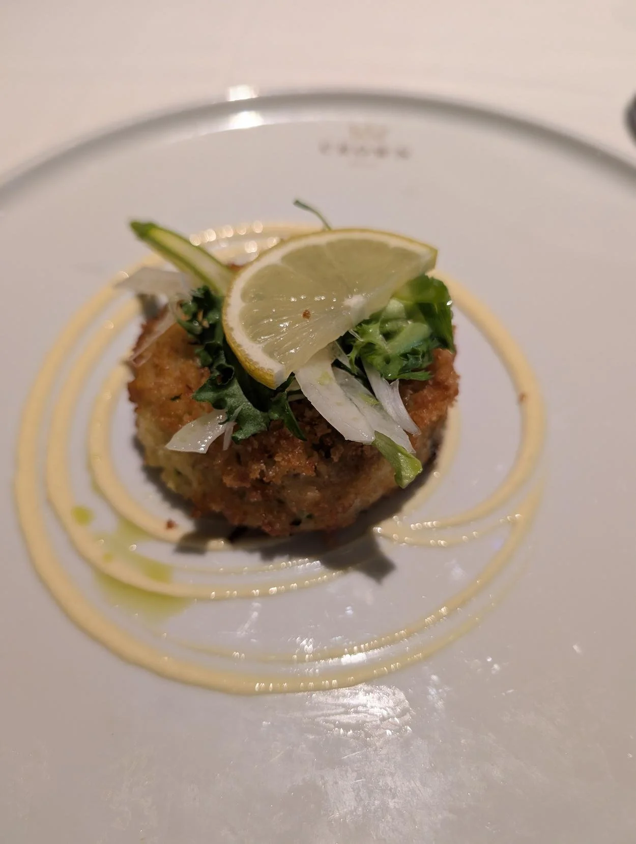 Crab Cake at the Crown Grill