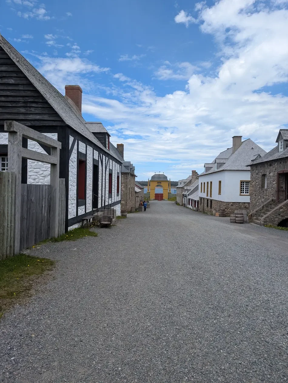 Village at the Fortress of Louisburg