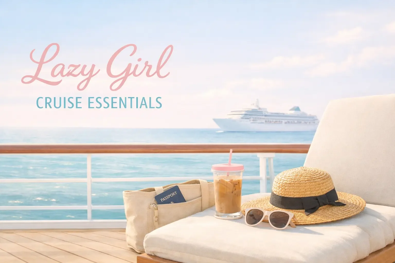 Lazy Girl Cruise Essentials