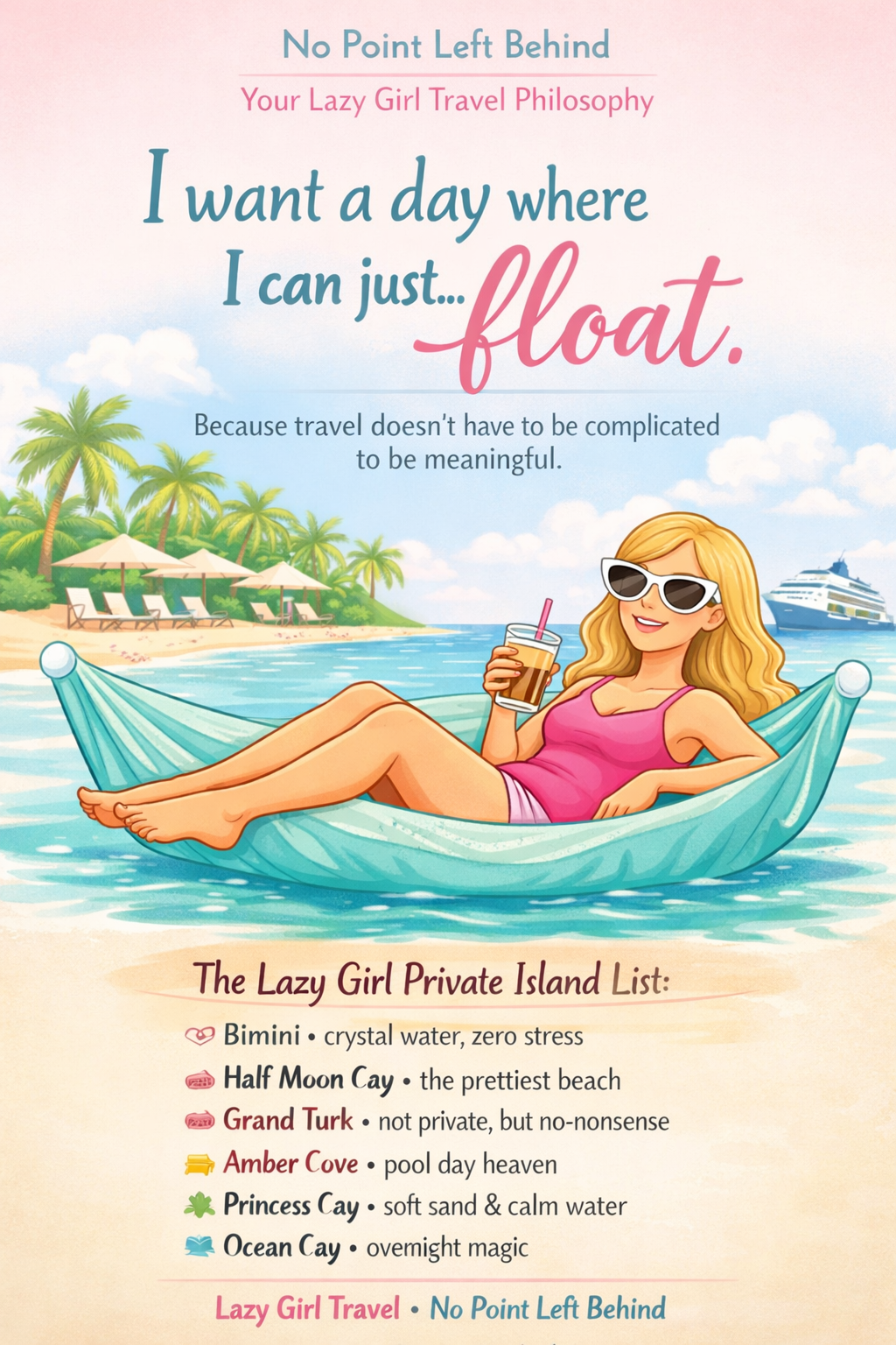 lazy girl travel philosophy