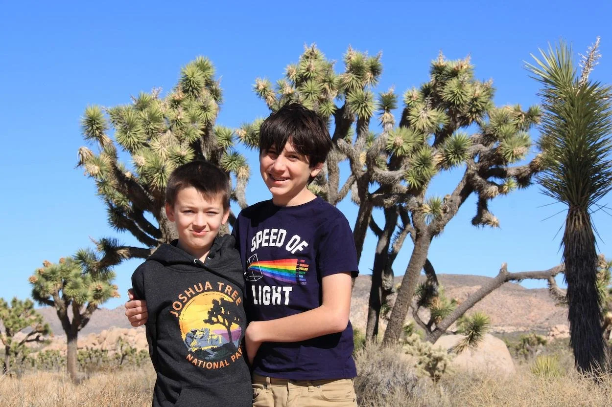 My Boys Joshua Tree National Park on Points
