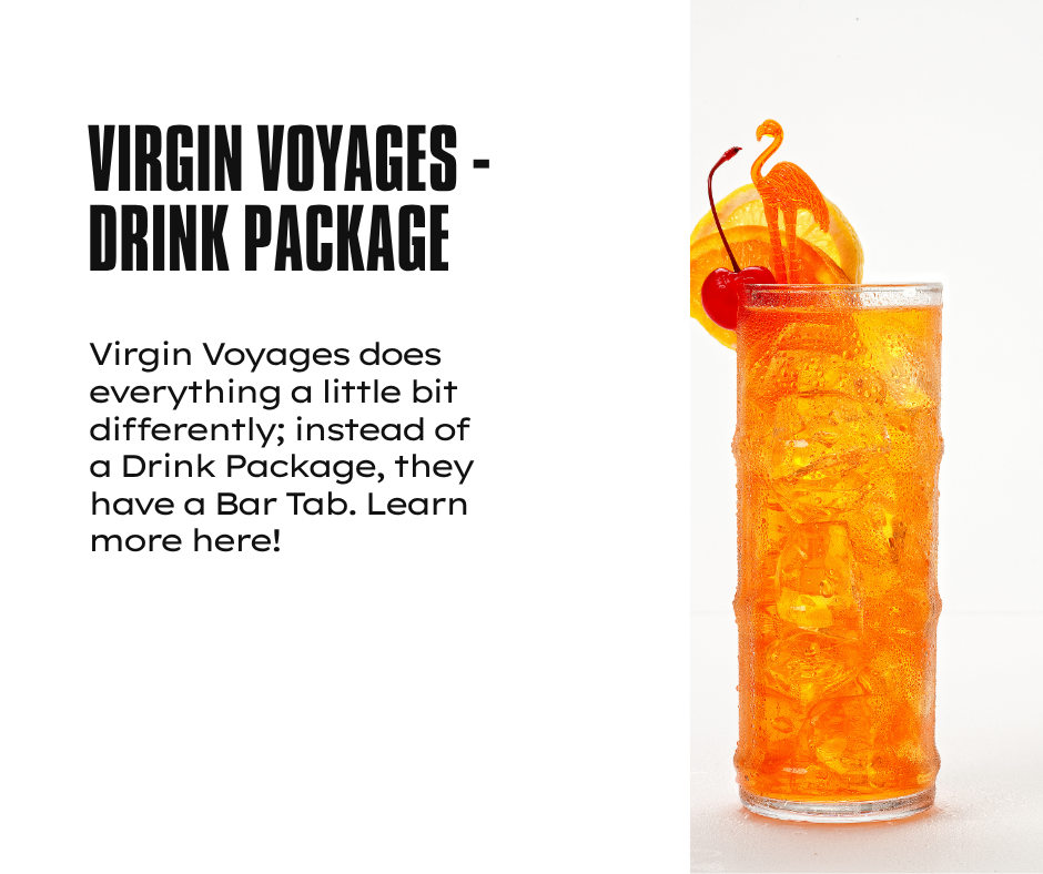 Discover the Value of Virgin Voyages Drink Package - Bar Tab