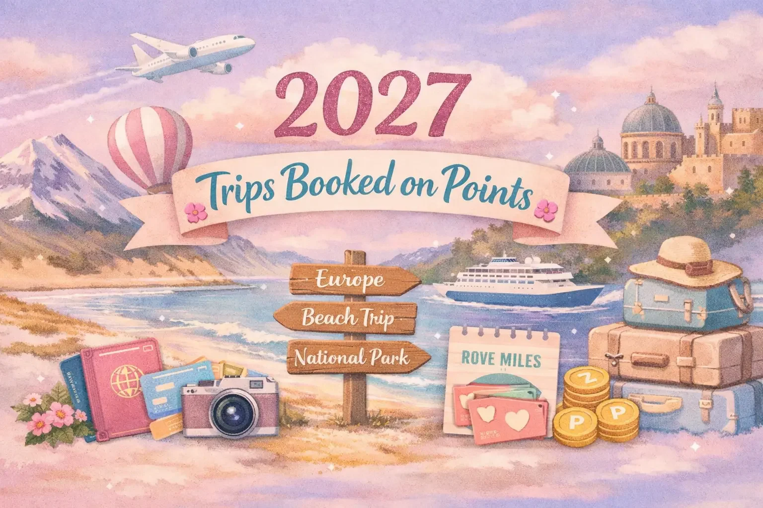 2027 trips booked on points