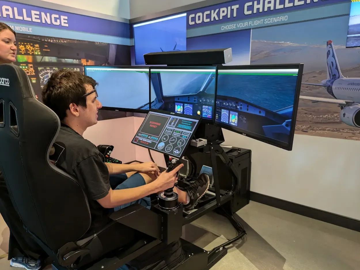 Flight Works Alabama Experience Cockpit Challenge