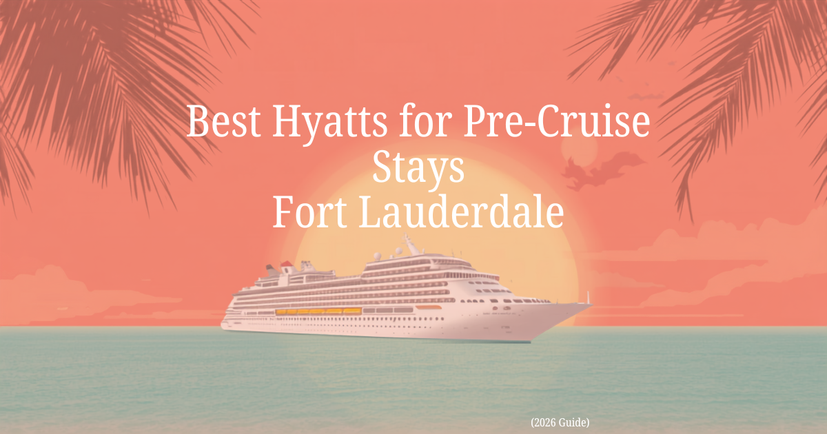 Best Hyatts For Pre-Cruise Stays in Fort Lauderdale