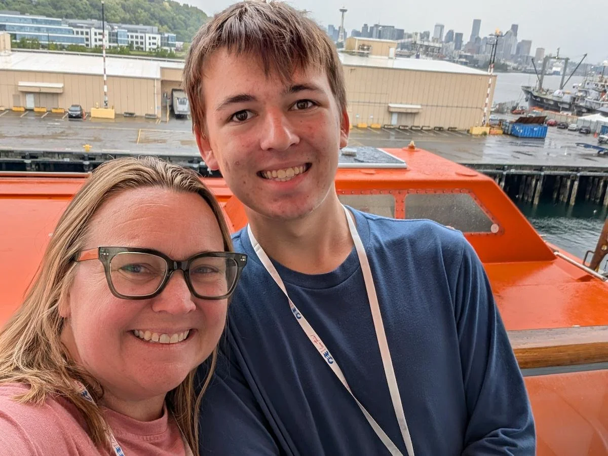 On the Royal Princess in Seattle