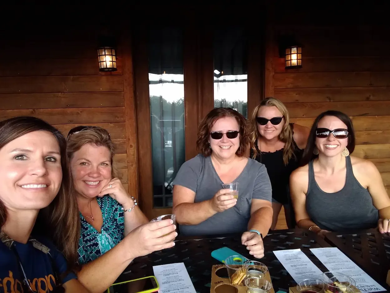 Girls trip fun at Arrington Vineyards