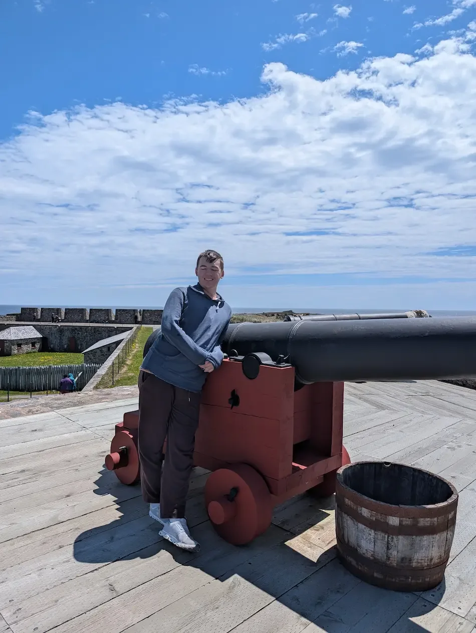 Cannon at the Fortress of Louisburg