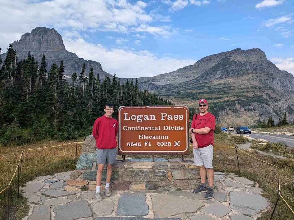 Logans Pass Glacier National park