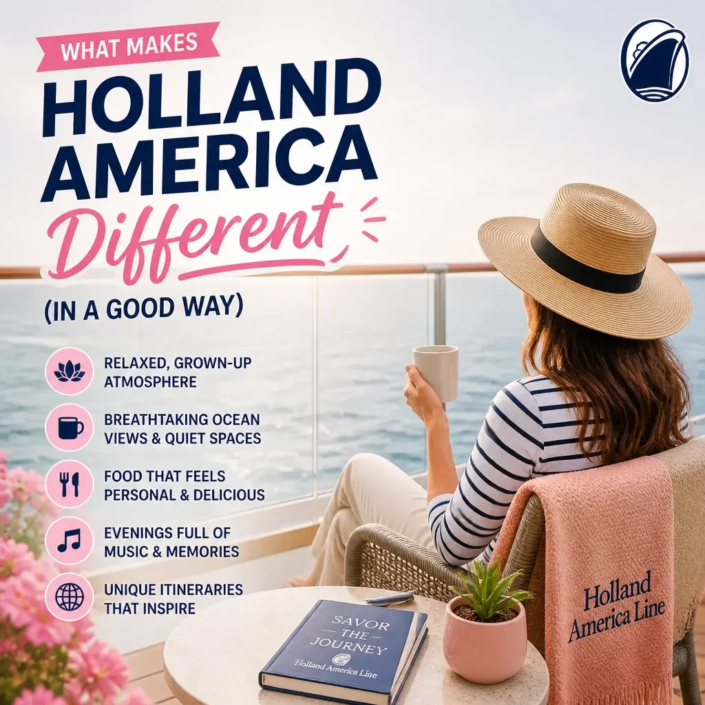 What makes Holland America differnt in a good way