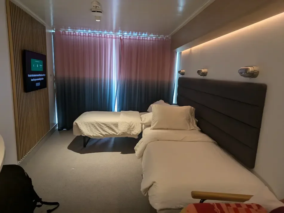 Beds split on Virgin Voyages