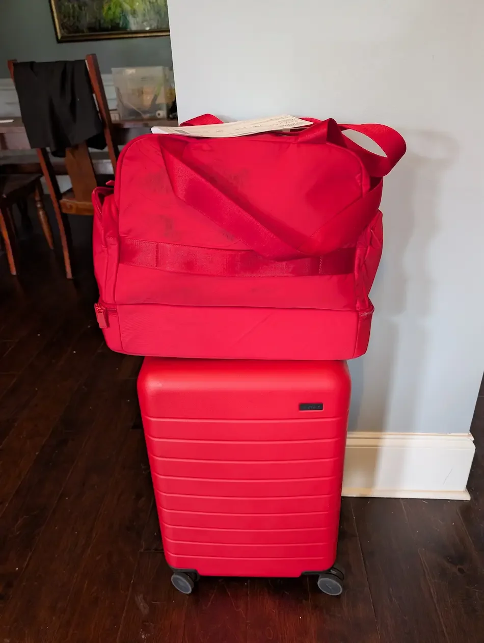 My away carry on luggage