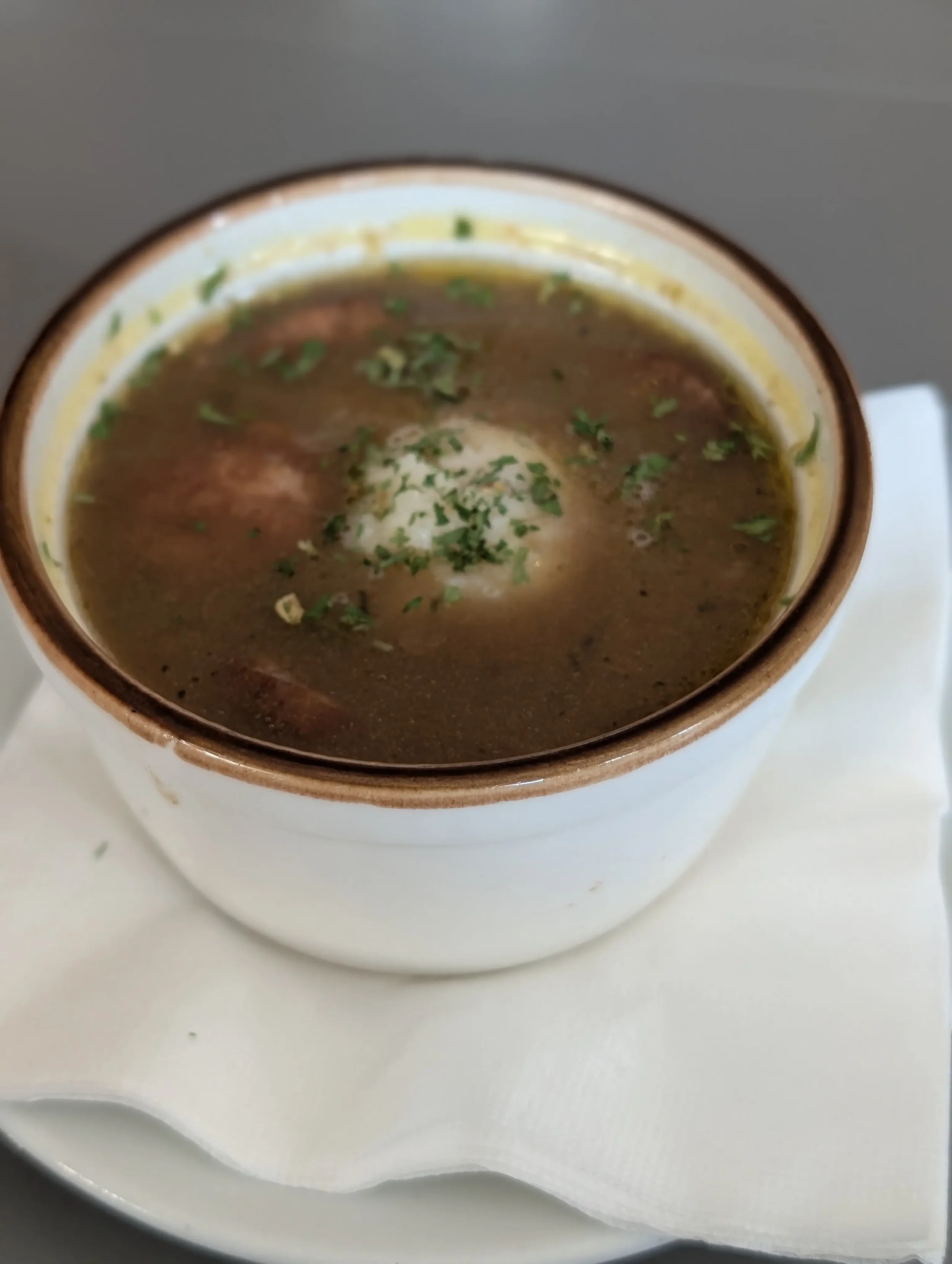 Chicken Gumbo with potato instead of rice