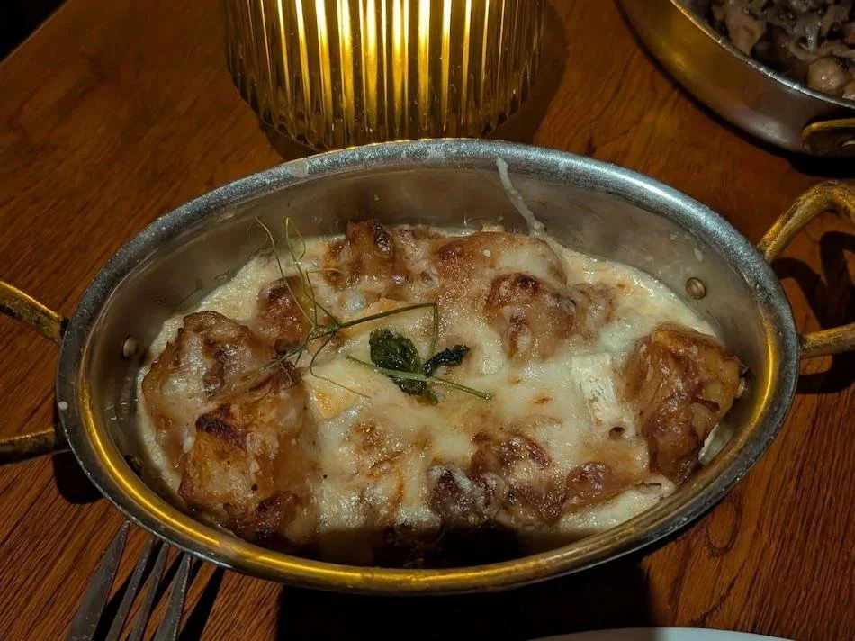 Twiced baked potatoes at the Wake Virgin Voyages