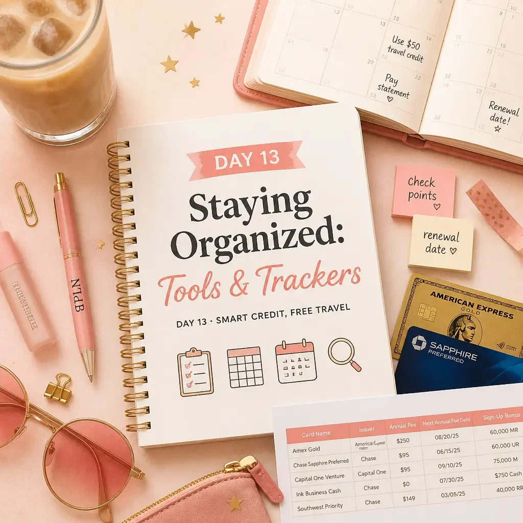 Staying organized tools and Trackers