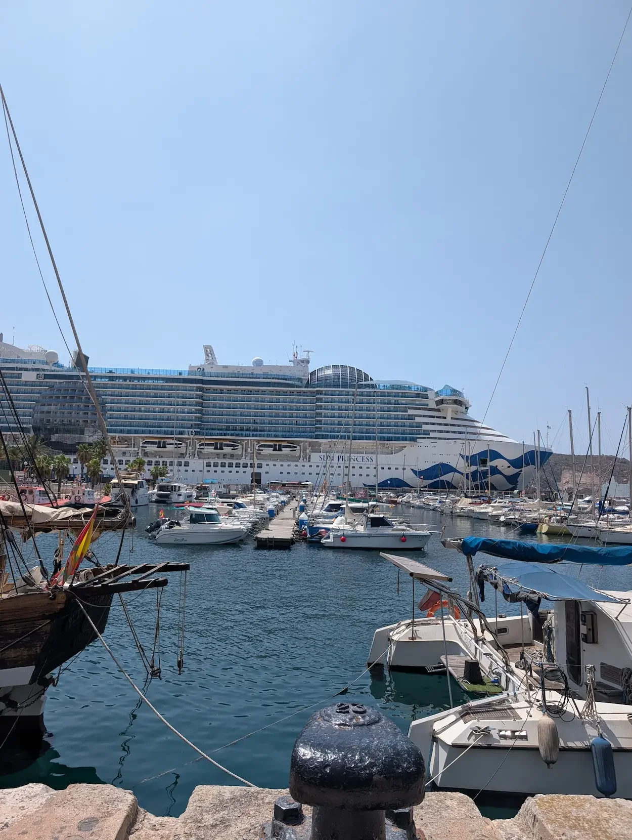 Sun Princess Docked in Cartagena Spain