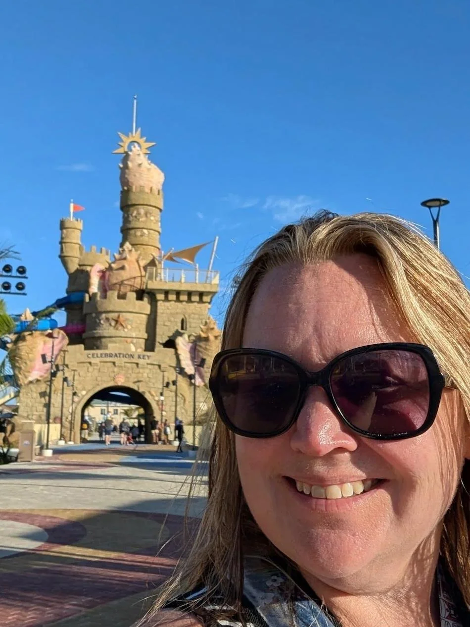 Celebration Key me and the sandcastle