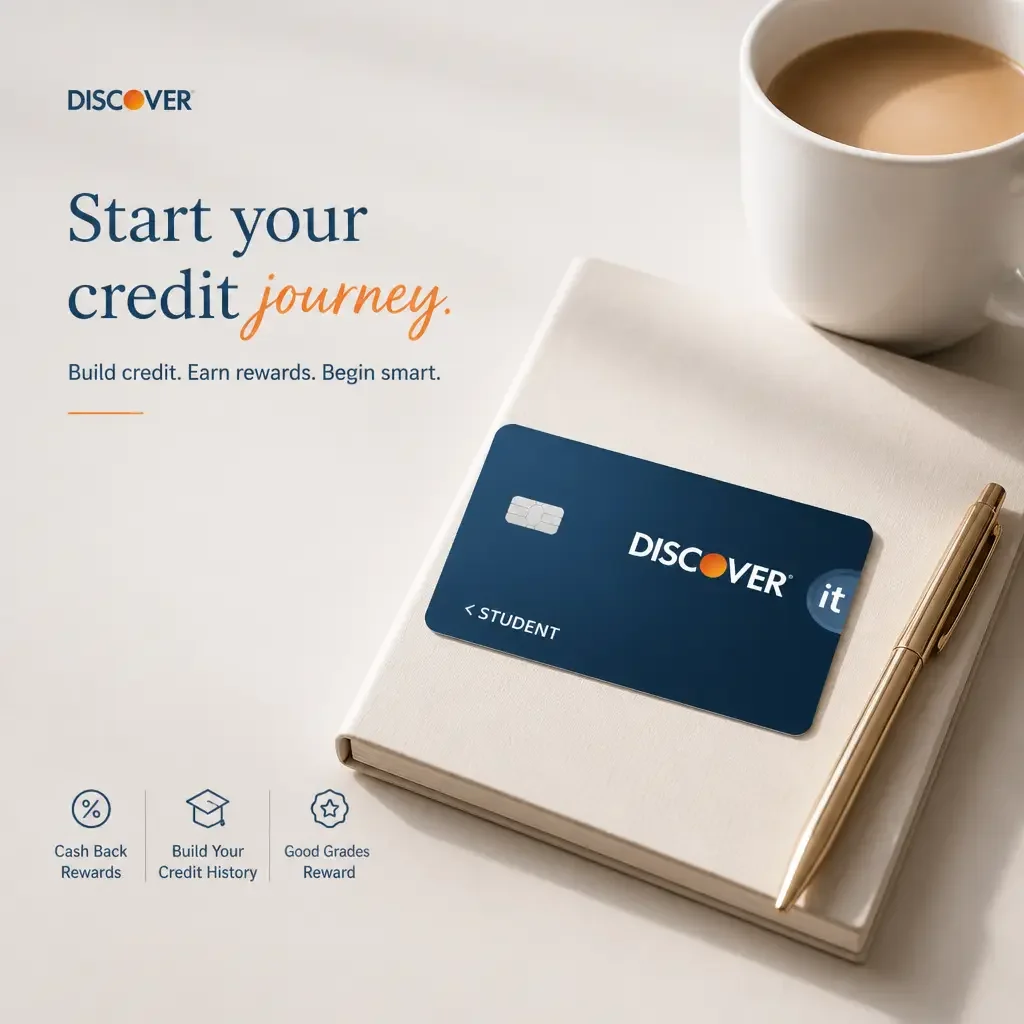 Starting credit journey with Discover It Student Card