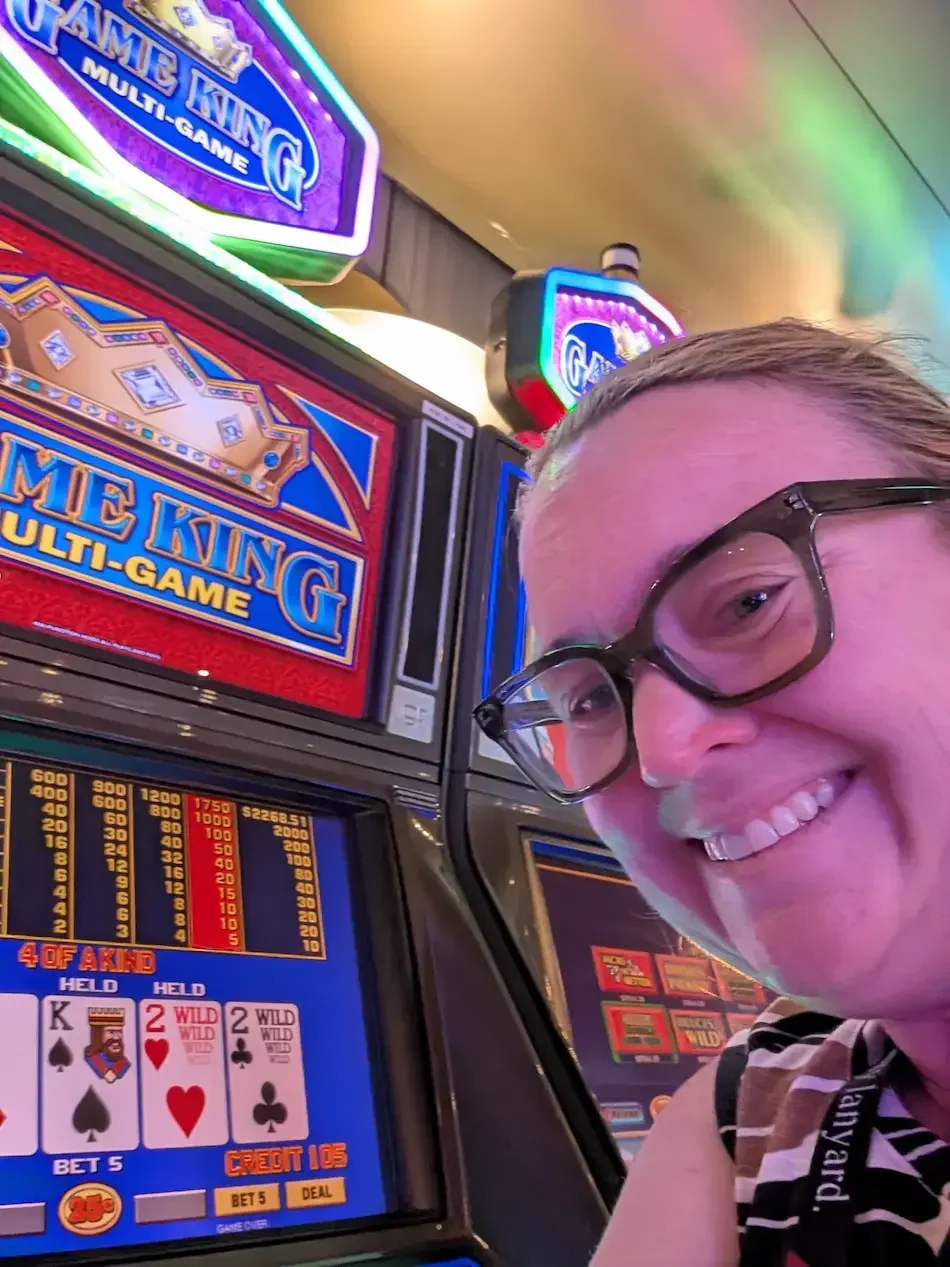 Julie from No Point left behind in the Casino - "working"