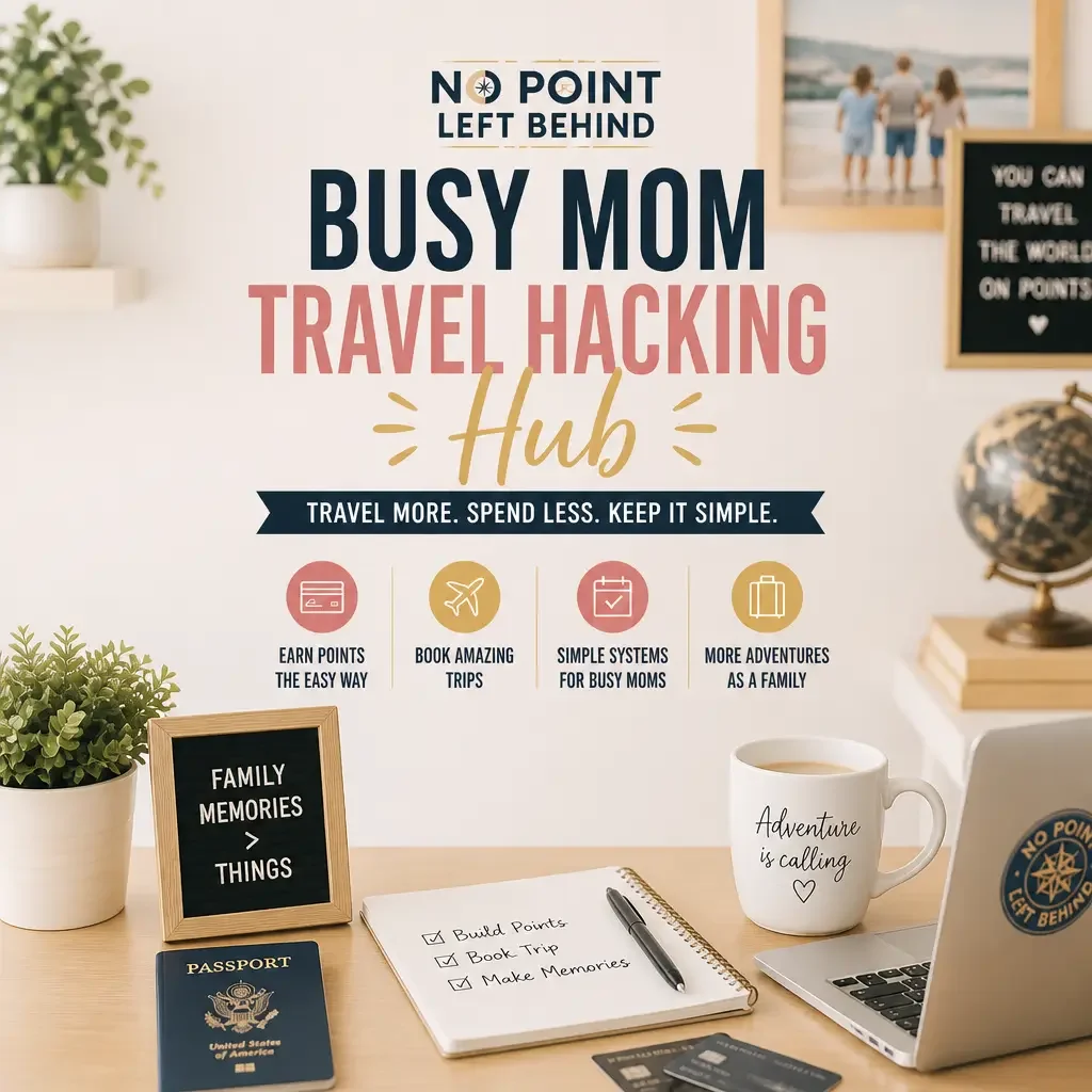 Busy mom Travel Hacking Hub