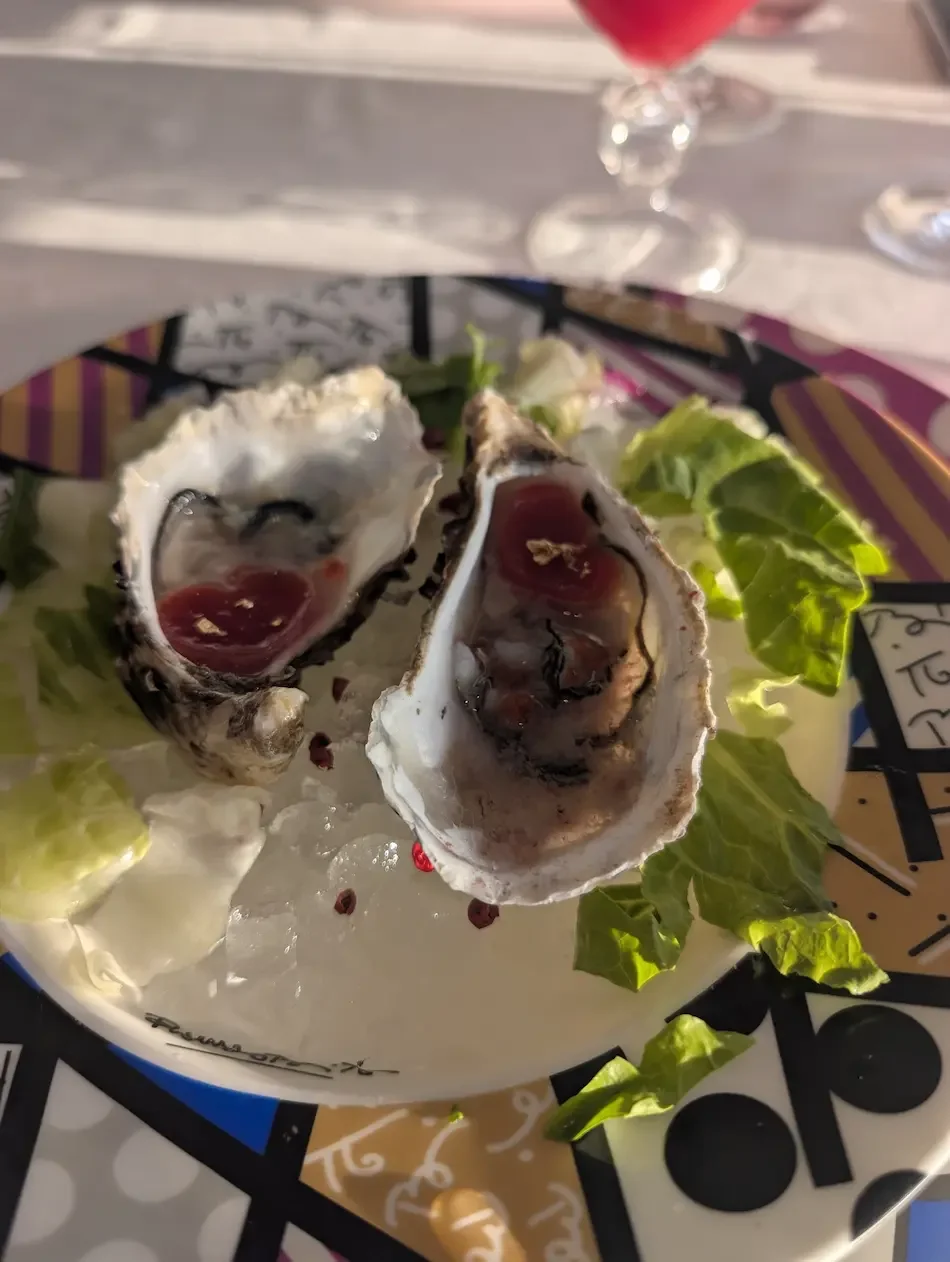 Oyster starter at Love by Britto