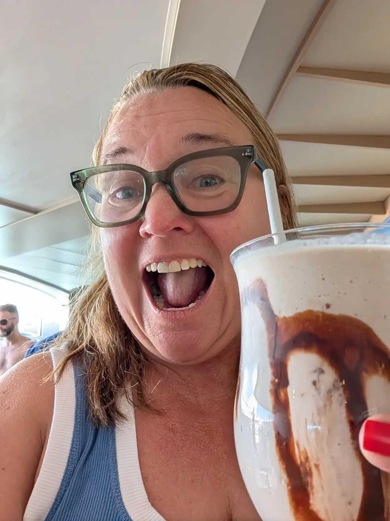 Julie and a Twisted Dirty Banana