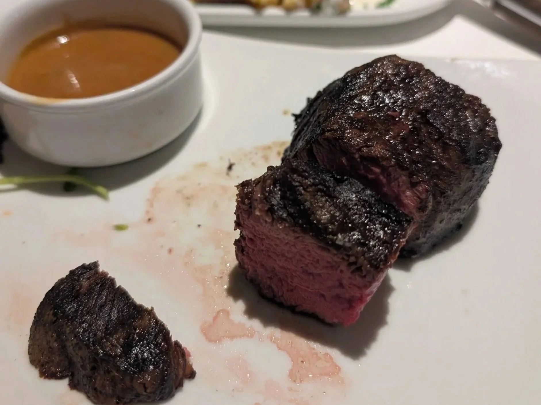 Filet Mignon at the Crown Grill  on Sun Princess