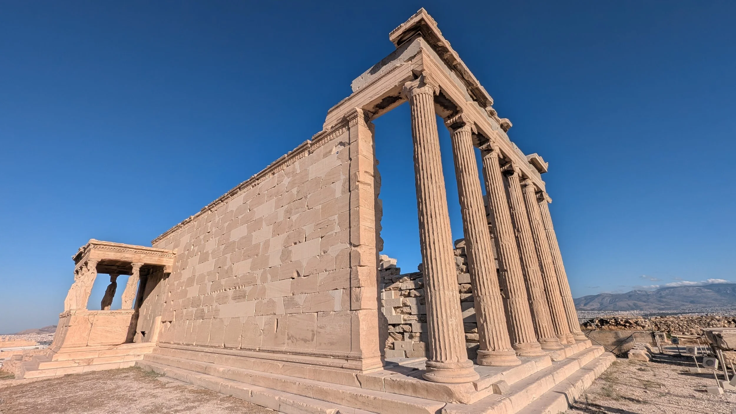 Pantheon at the Acropolis Athens Greece