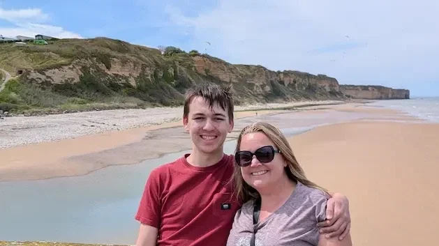 Standing on the D‑Day beaches in Normandy