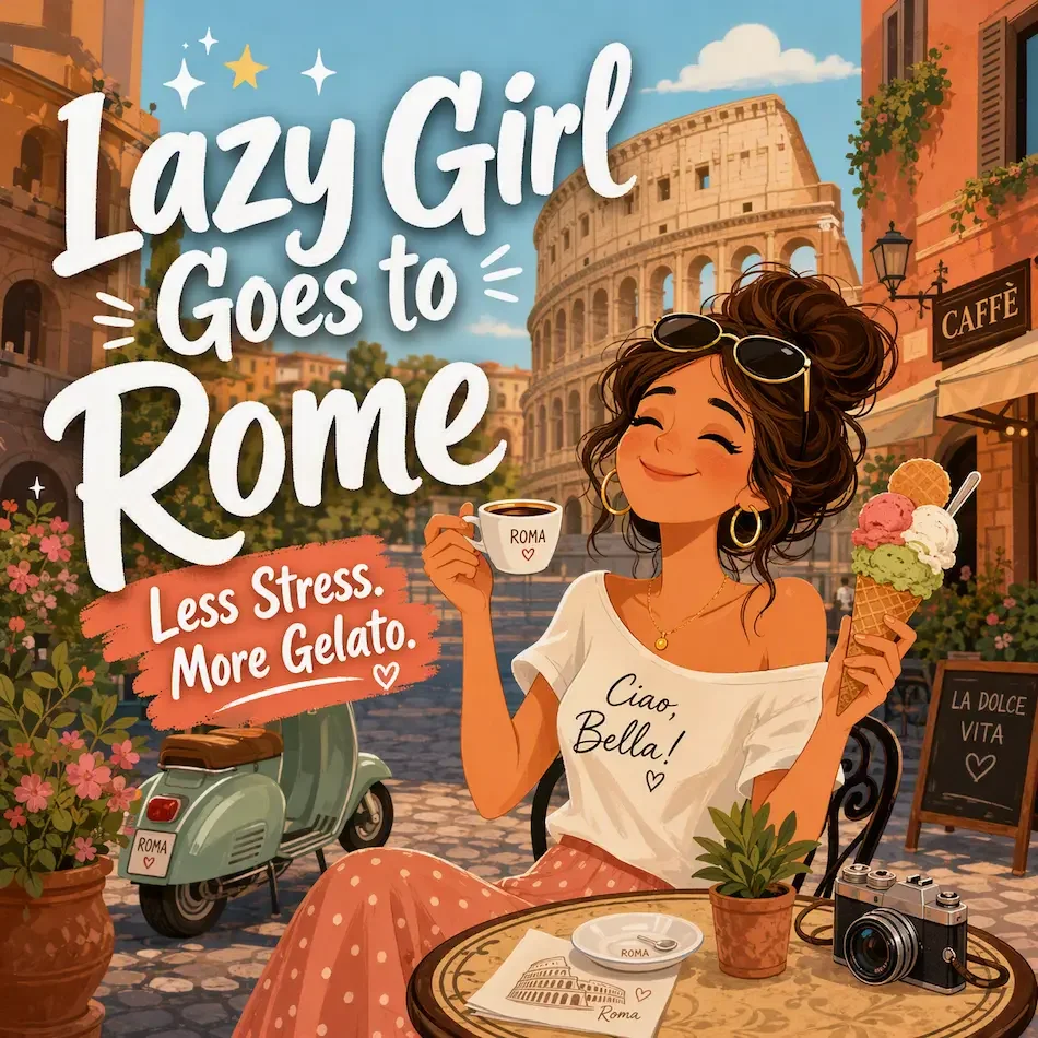Lazy Girl Goes to Rome