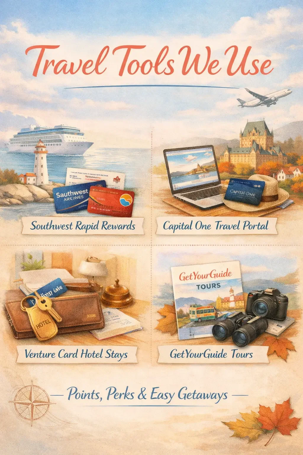 Travel Tools for points and mile travel