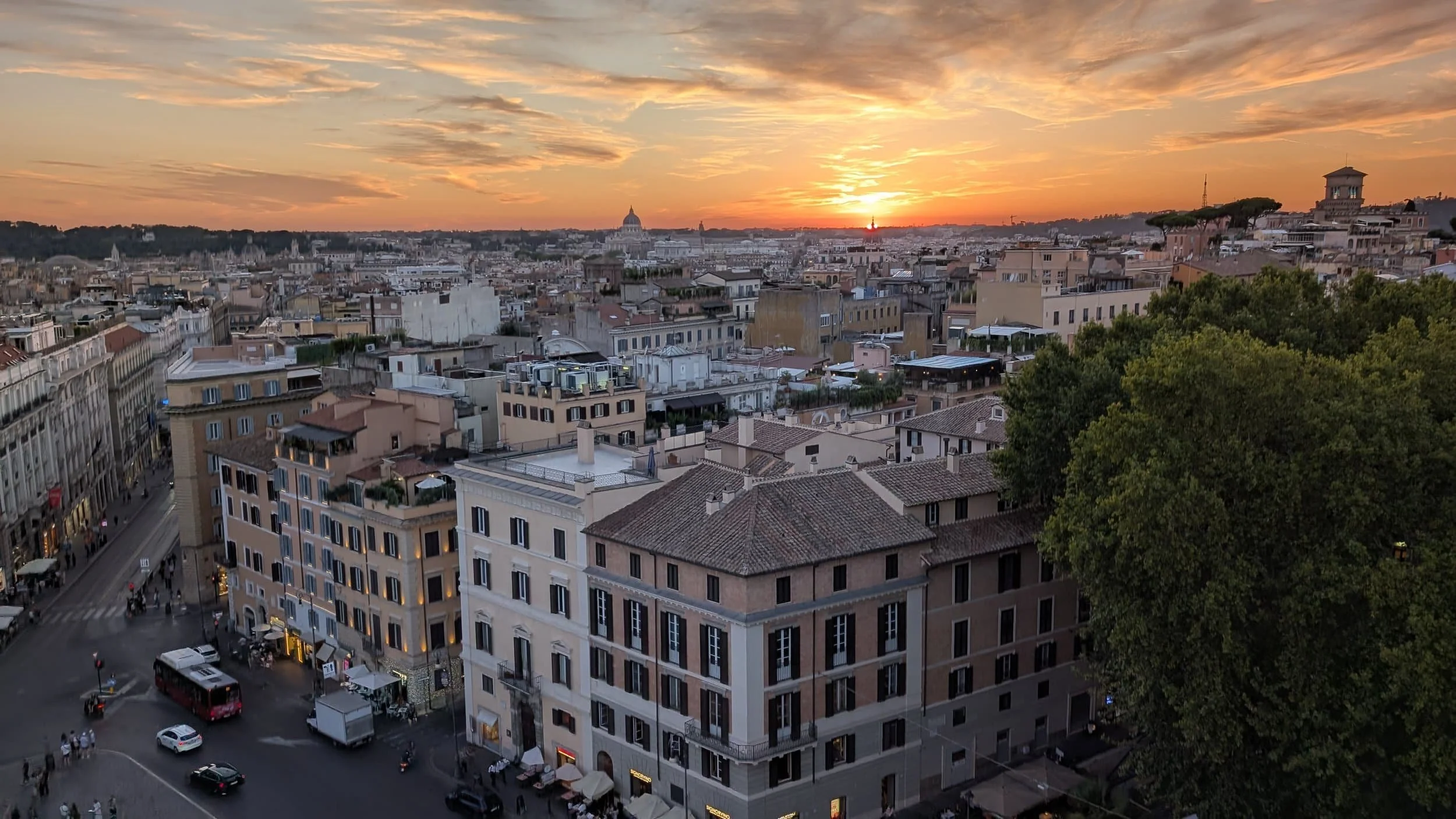 Rome during Golden Hour
